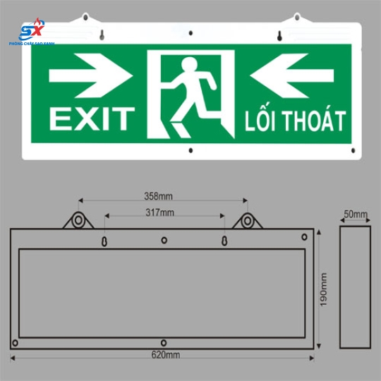  Đèn Exit Kentom