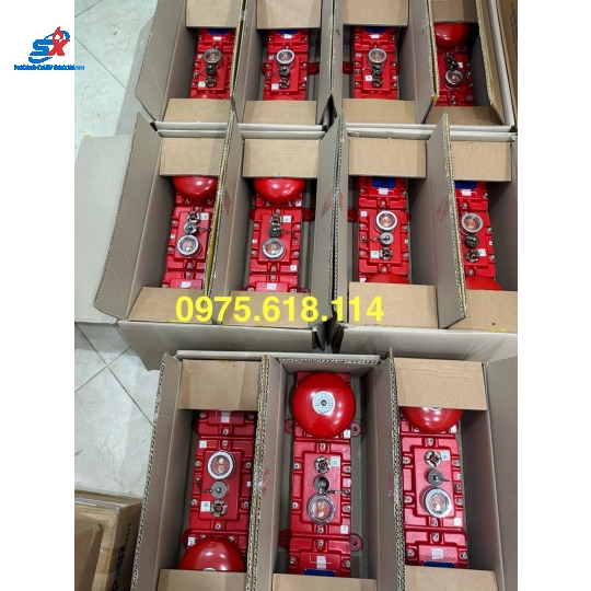Tổ hợp nút ấn kết hợp Chuông báo cháy loại chống nổ